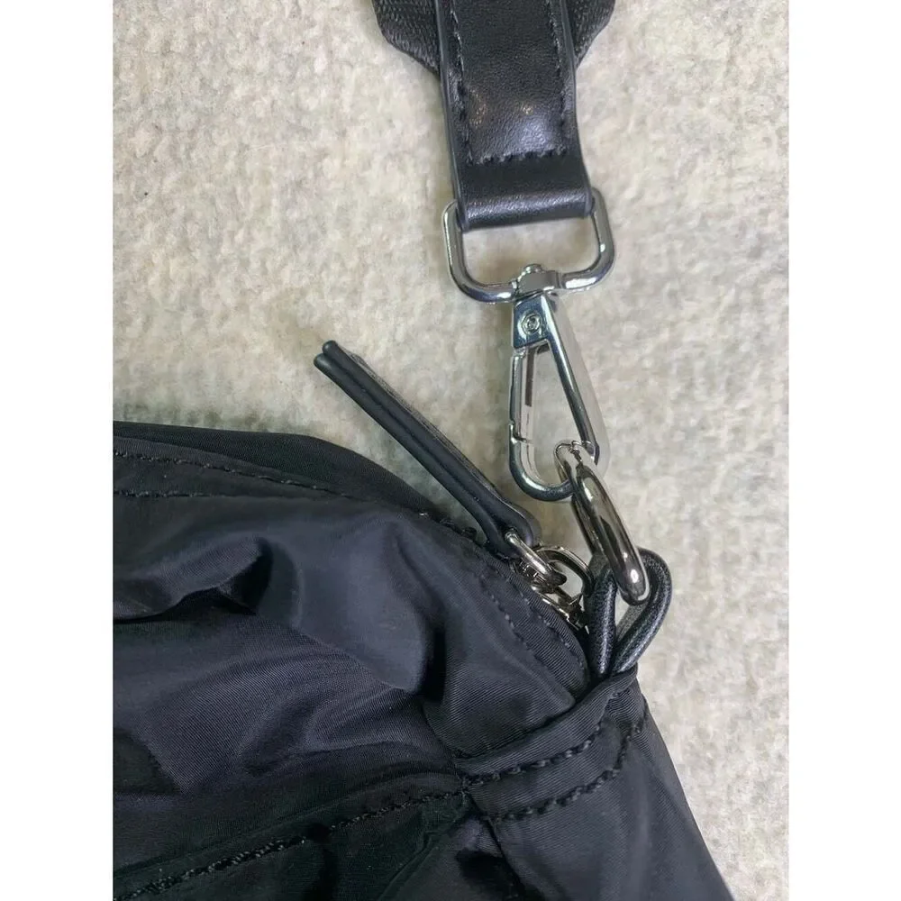 Rebecca Minkoff Ellie Nylon Diaper Travel Bag Black